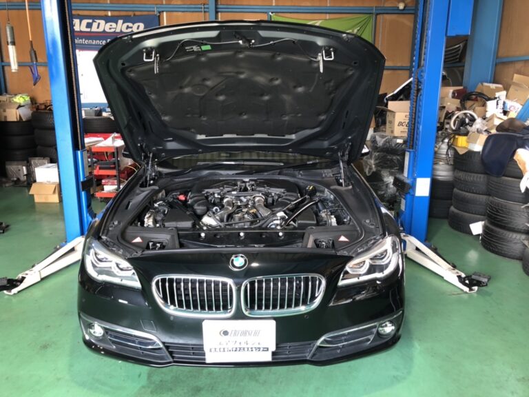 BMW F10 550 エンジンチェックランプ点灯！！