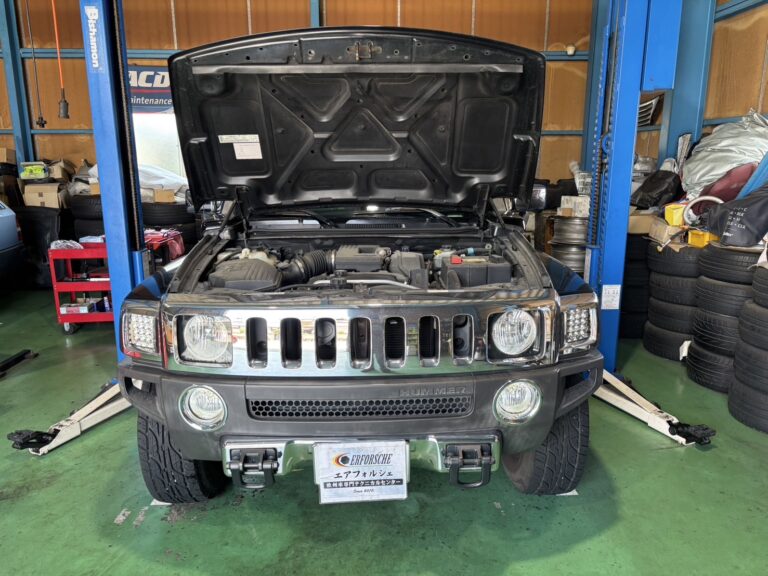 ハマーH2 オイル漏れ修理!!