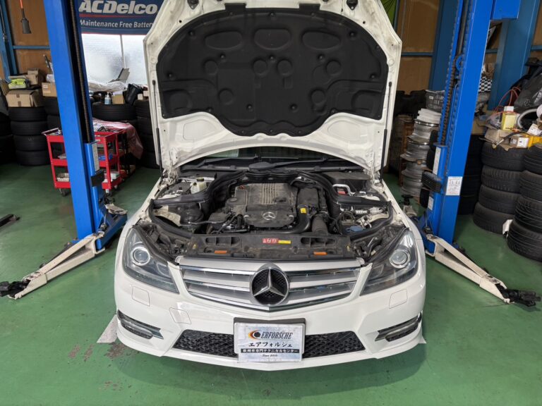 ベンツ　W204 エンジンチェックランプ点灯！！