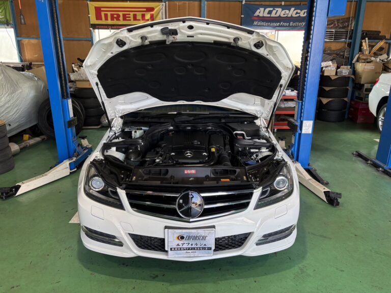 ベンツ　W204 エンジンチェックランプ点灯！！